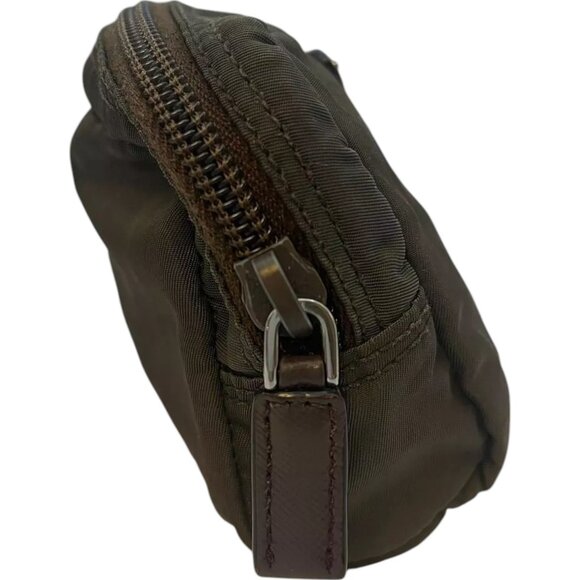 115150BE (L1) Prada Clutch Bag Brown Nylon - Picture 3 of 10